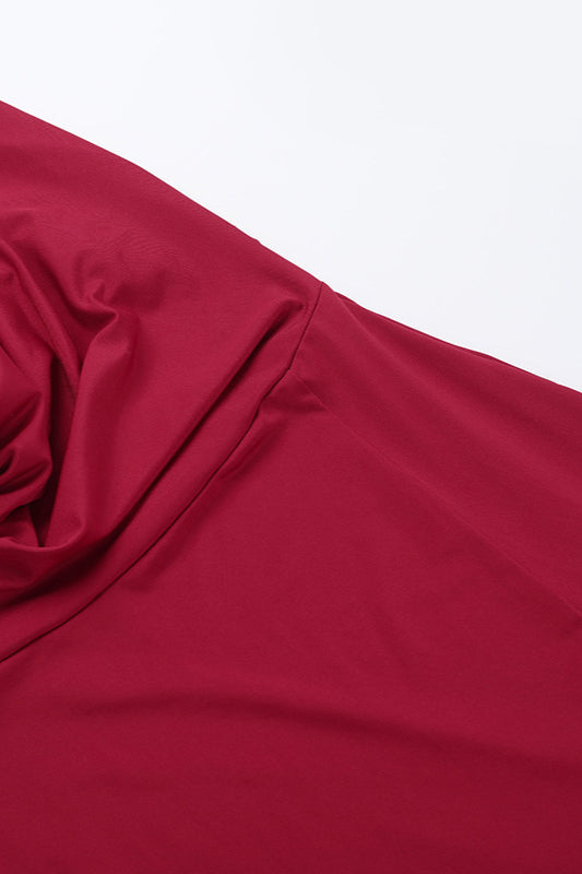 Solid Color Halter V-Neck Backless Maxi Dress