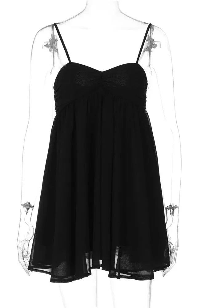 Backless Patchwork Slim Bodycon Mini Dress