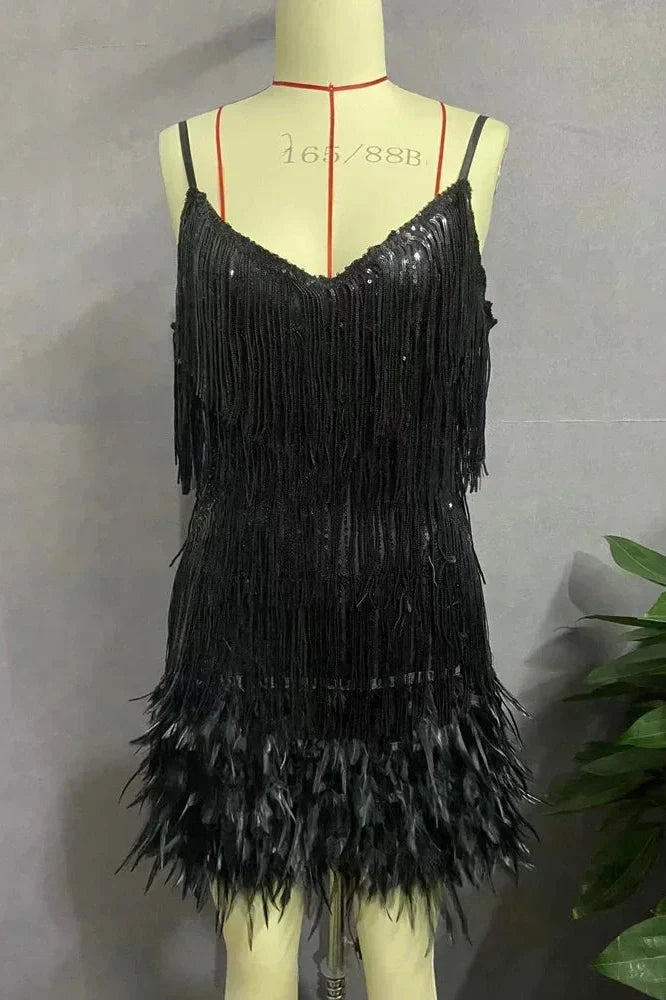 Elegant Spaghetti Straps Mini Dresses