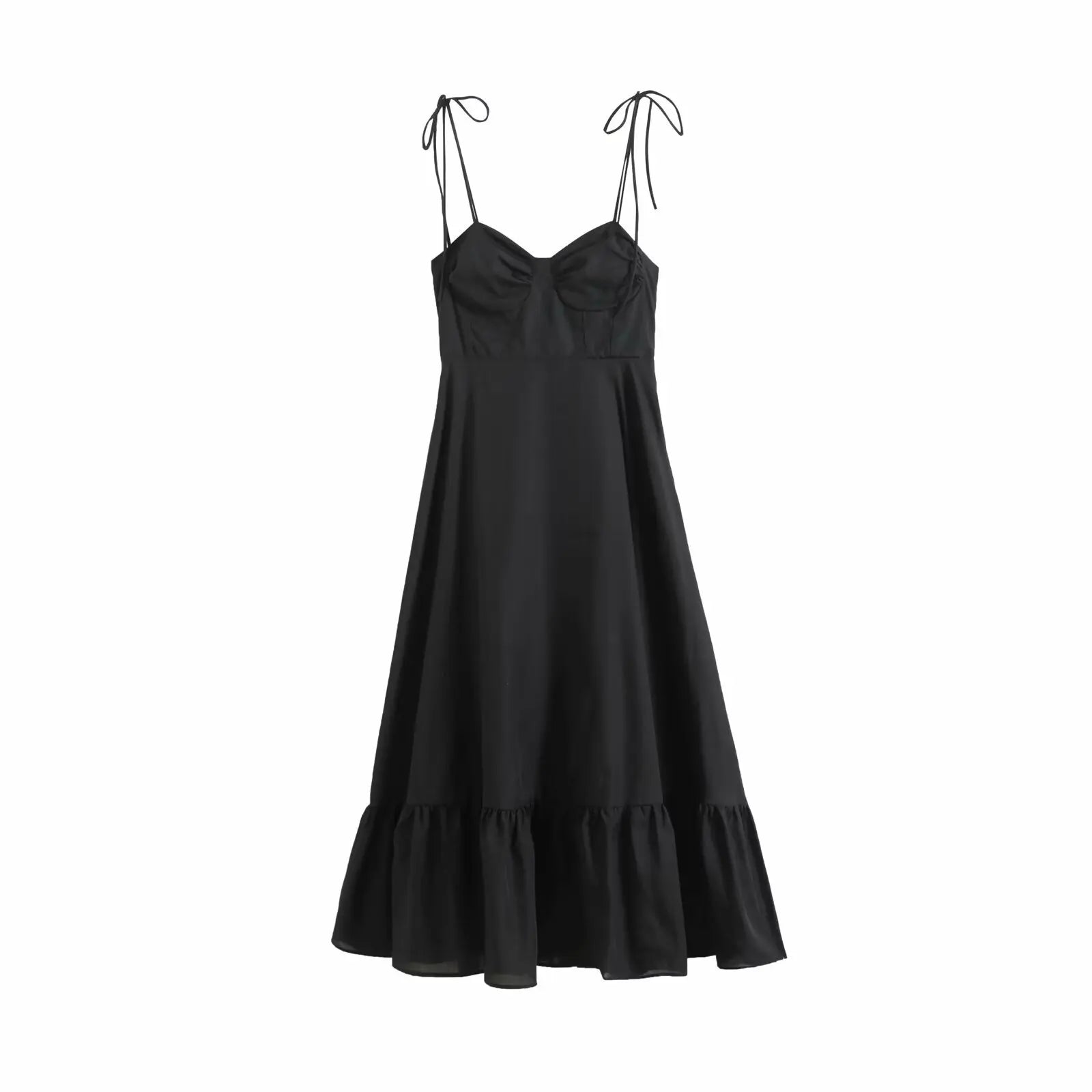 Pleated Sleeveless Zipper Maxi Dress