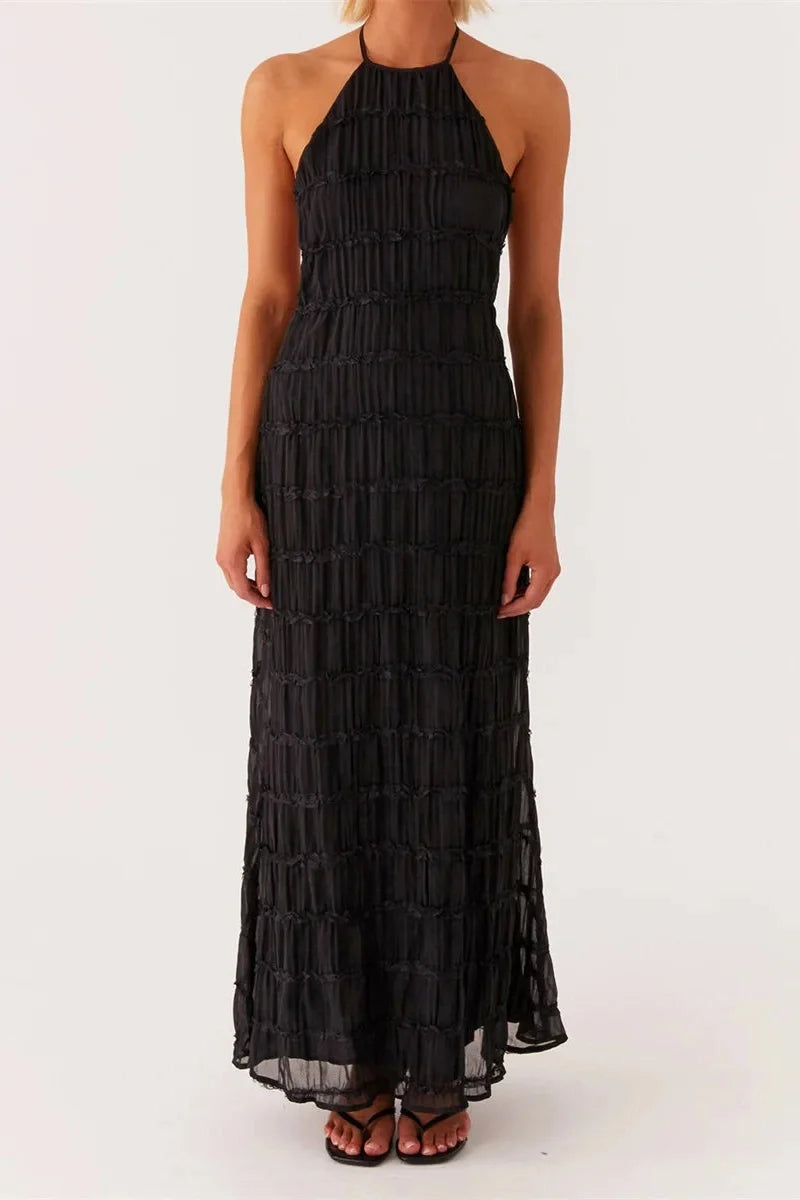 Bodycon Sleeveless Backless Maxi Dress