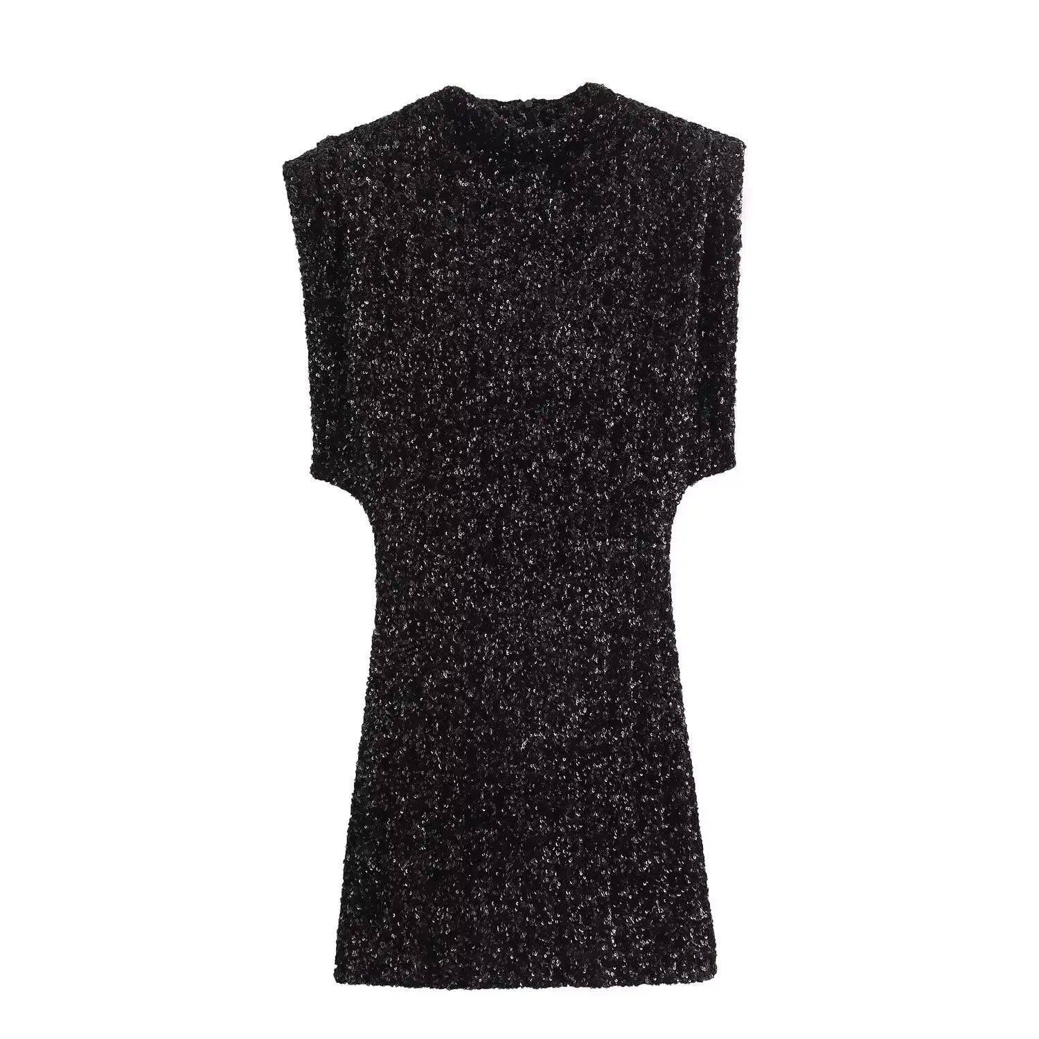 Elegant Patchwork Sleeveless Mini Dress