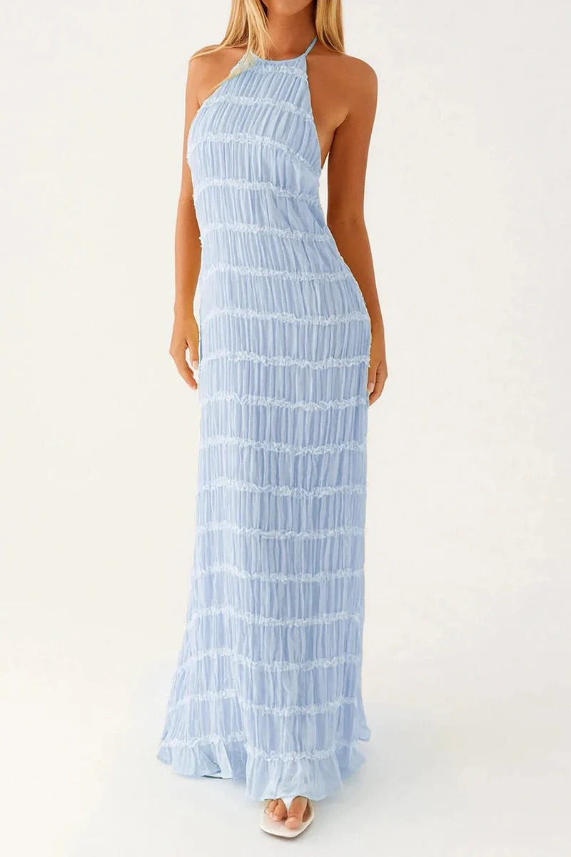 Bodycon Sleeveless Backless Maxi Dress
