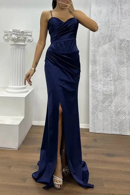 Hollow Out High Waist Split Sleeveless Maxi Dress