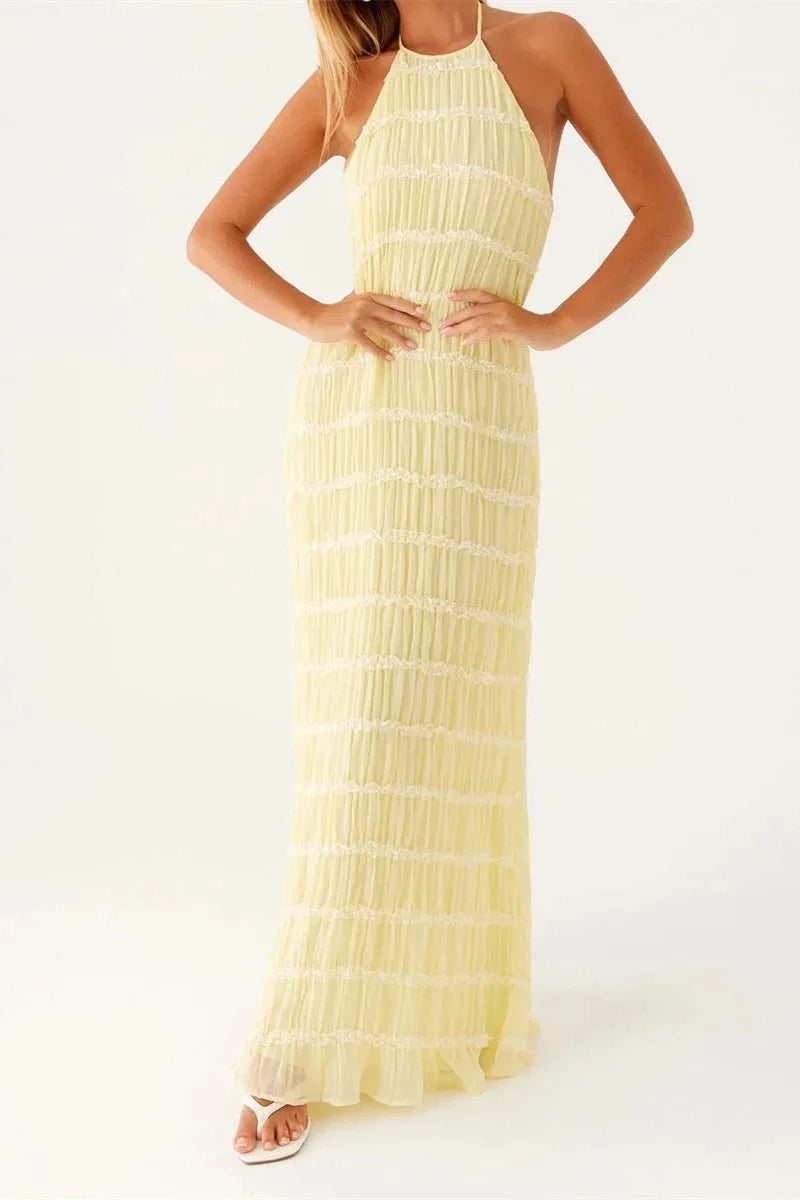 Bodycon Sleeveless Backless Maxi Dress