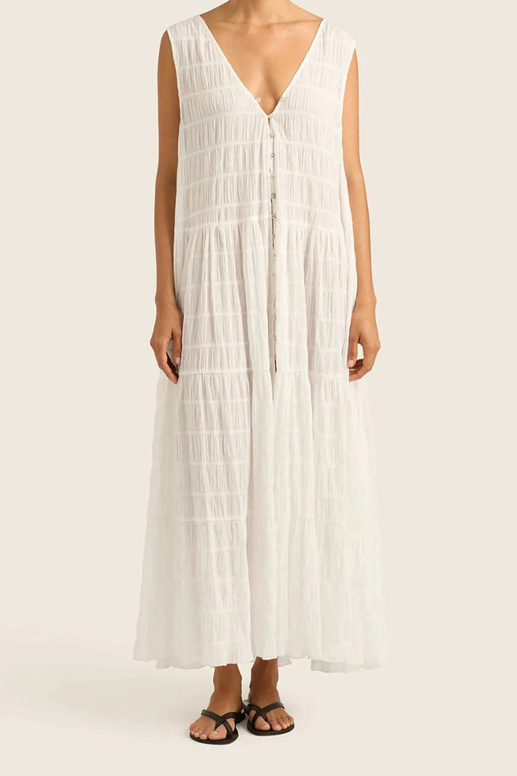 Elegant Sleeveless Loose Maxi Dress
