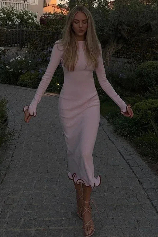 Slim Patchwork High Waist Mini Dress