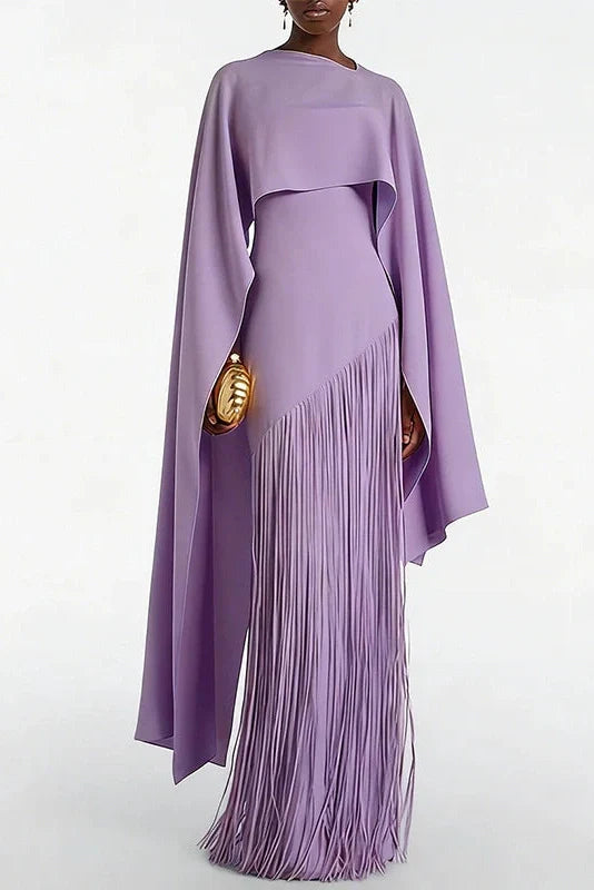 Elegant Sleeveless O-Neck High Waist Maxi Dress