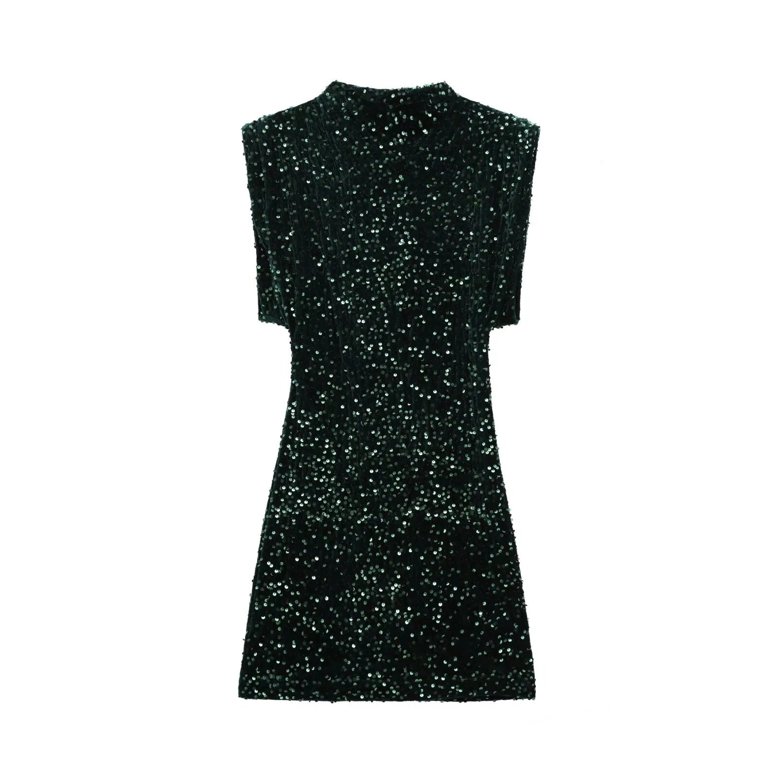 Elegant Patchwork Sleeveless Mini Dress
