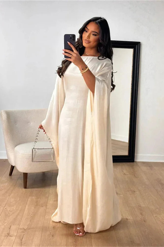 Elegant Long Sleeve Maxi Dress