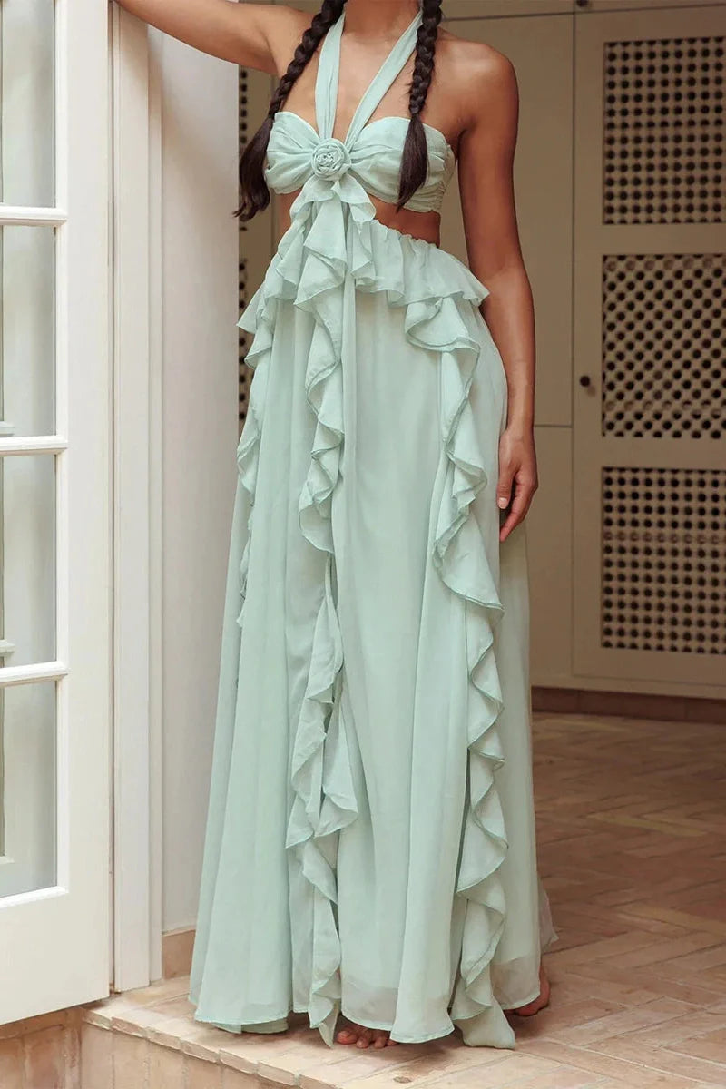 Elegant Sleeveless Maxi Dress