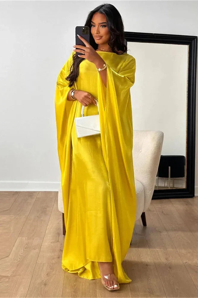 Elegant Long Sleeve Maxi Dress