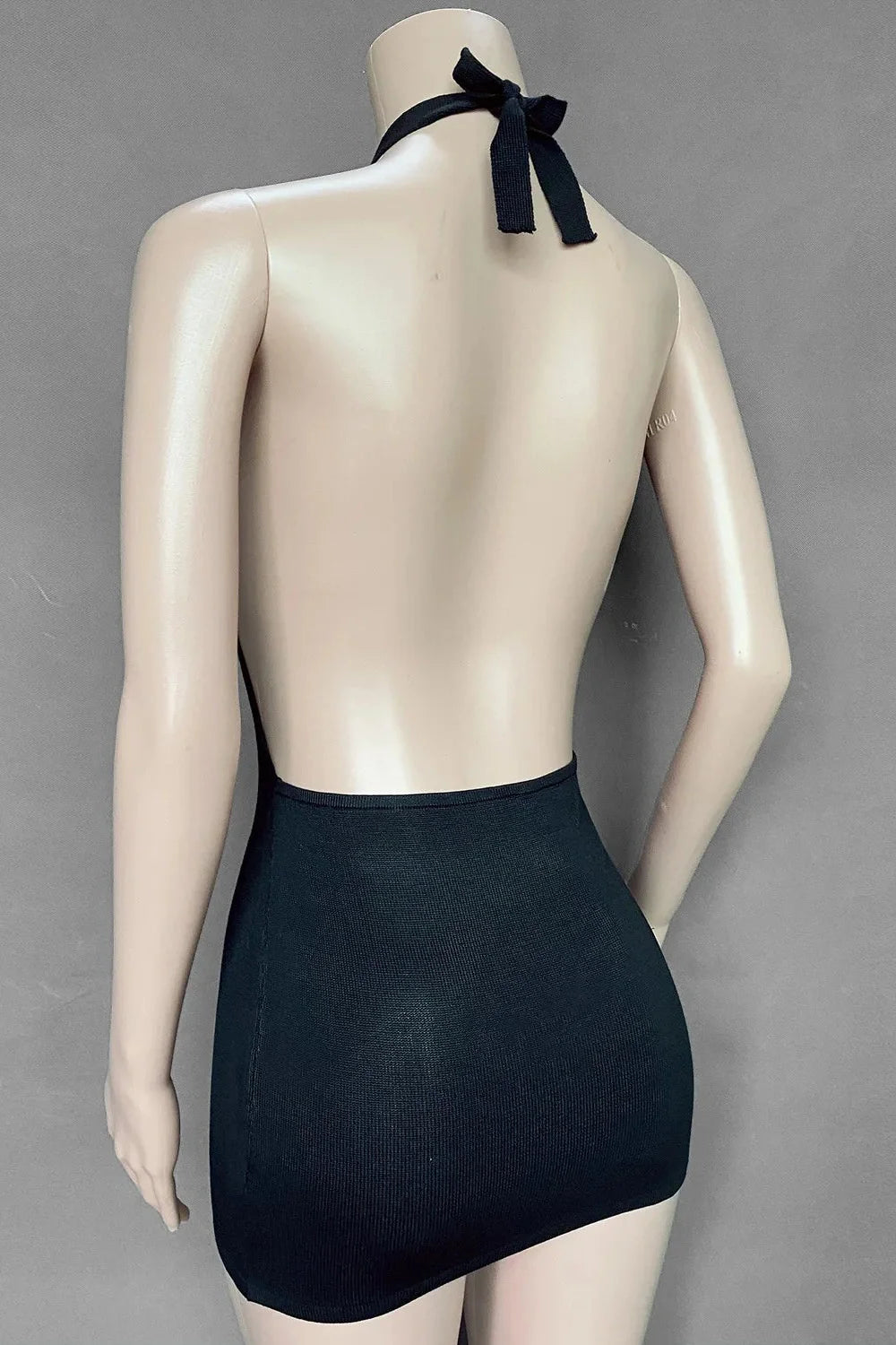Elegant Sleeveless Bodycon Backless Mini Dresses