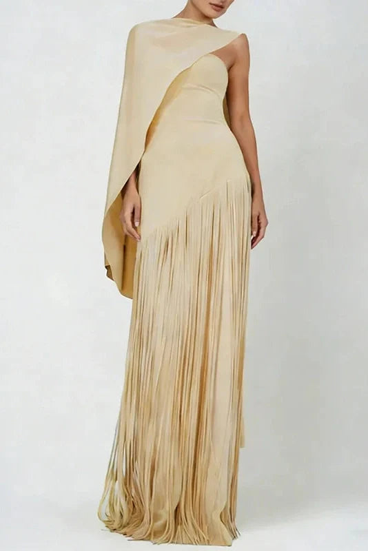 Elegant Sleeveless O-Neck High Waist Maxi Dress