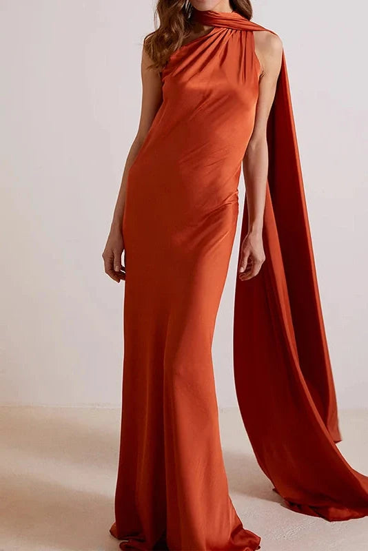 Hollow Out Sleeveless Backless Maxi Dress