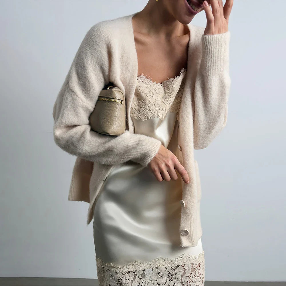 Elegant Patchwork Backless Mini Dress