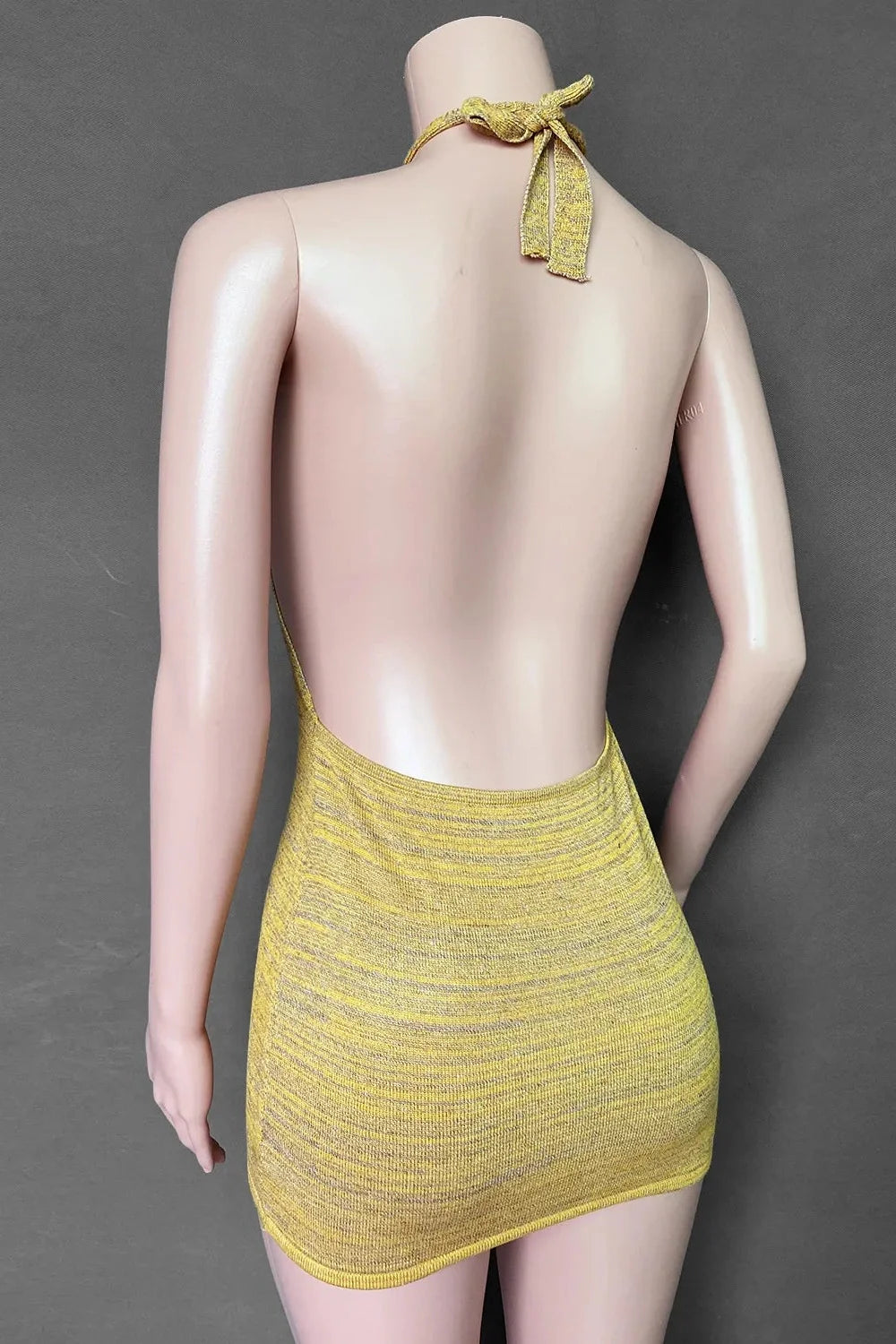 Elegant Sleeveless Bodycon Backless Mini Dresses