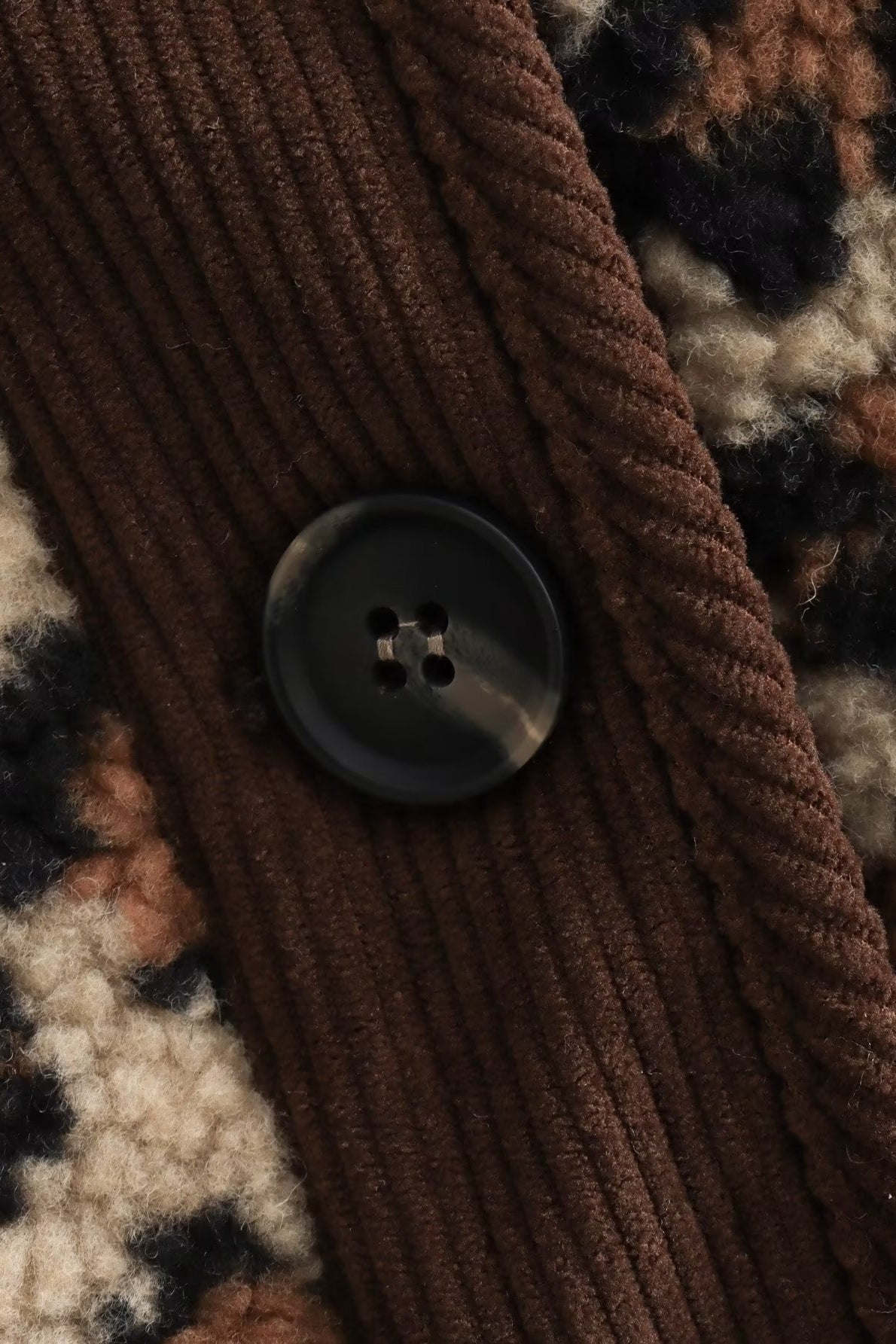 Leopard Print Loose Fit Sherpa Coat