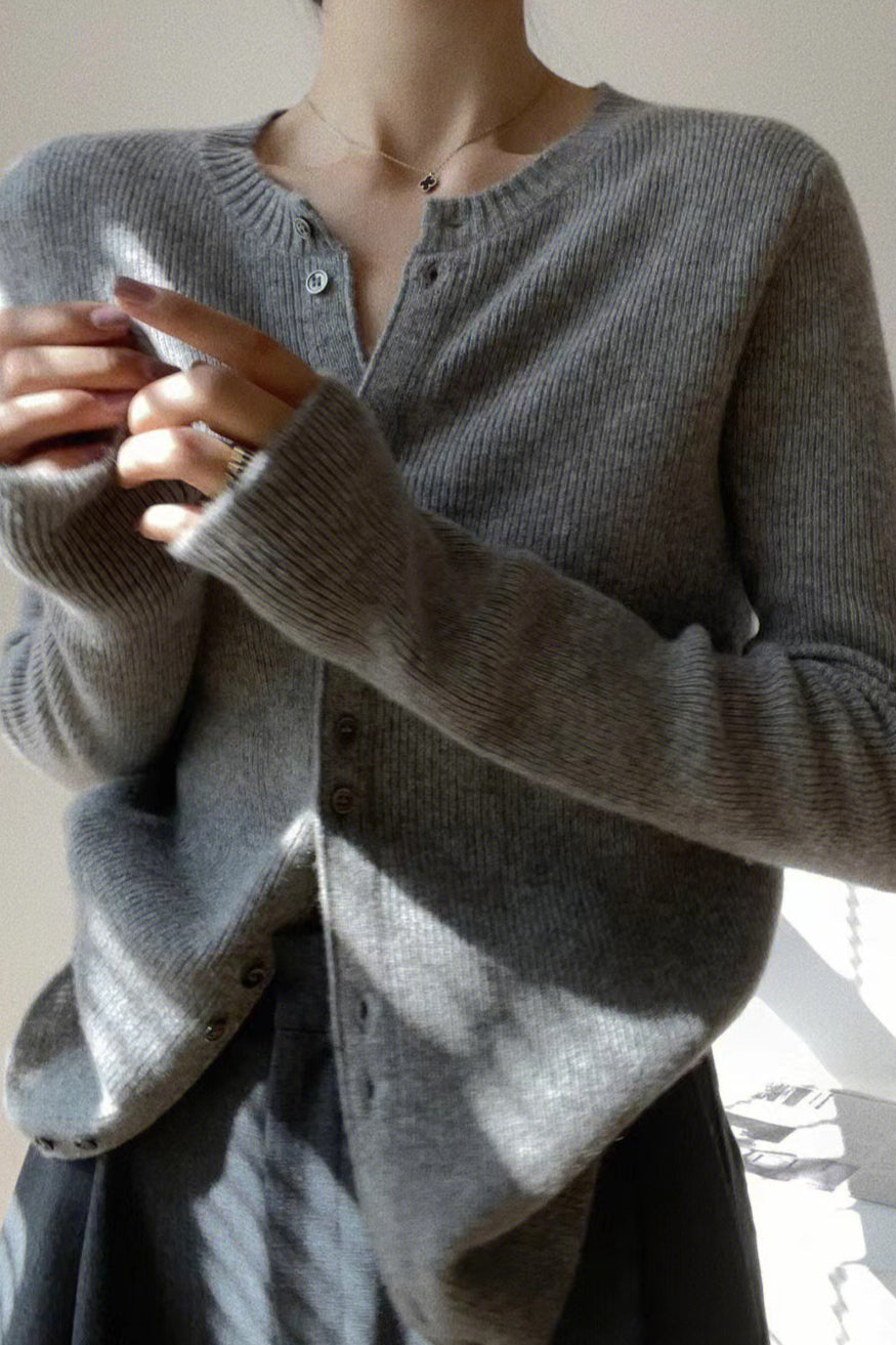 Tailored Knit Cardigan