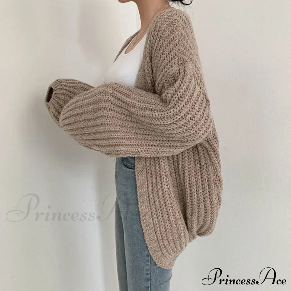 Korean Chic Autumn Lazy Style Cardigan