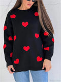 Loose Fashion Patchwork Long Sleeve Sweater