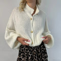 Oversized Button Down Chunky Knit Cardigan