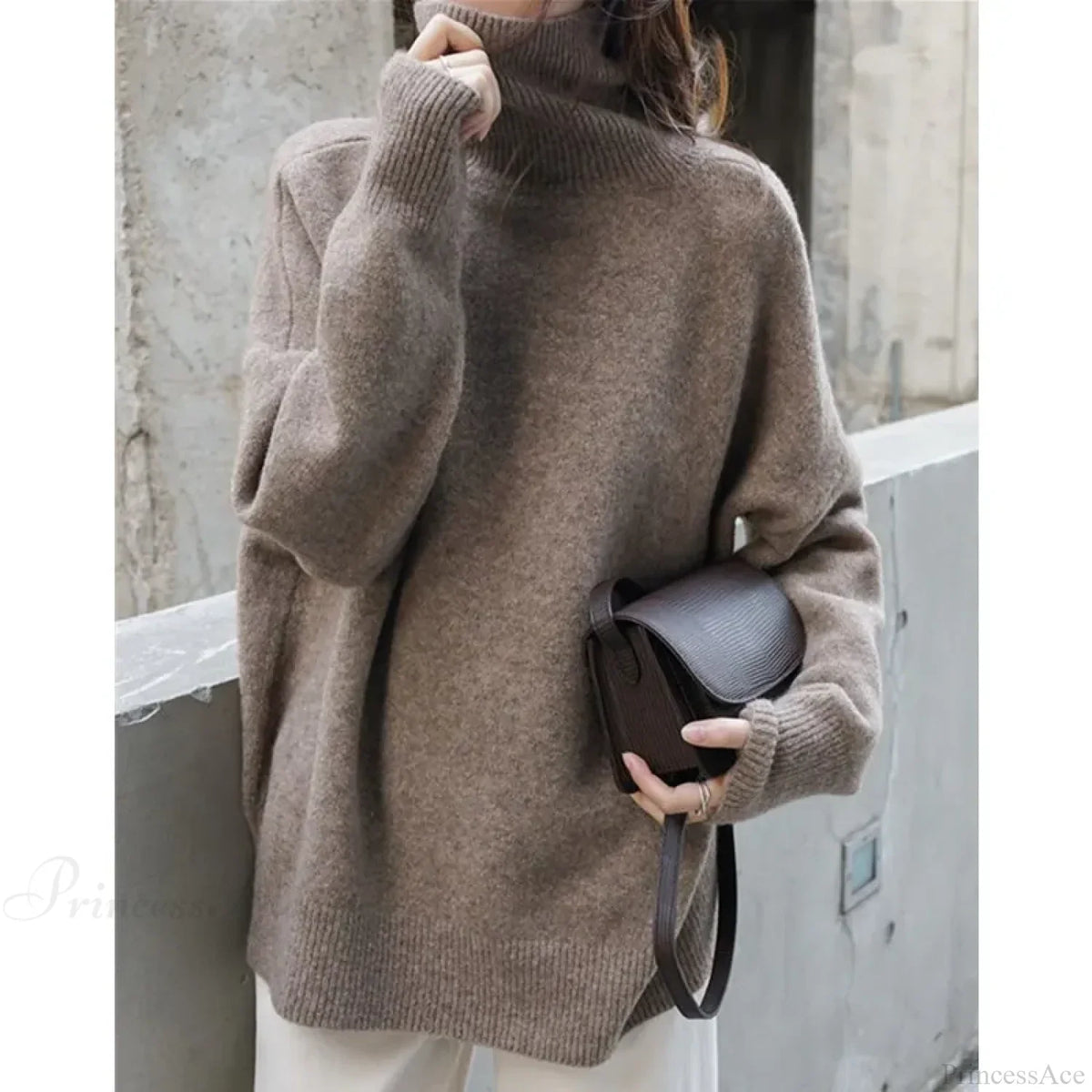 Turtleneck Cashmere Thickened Sweater
