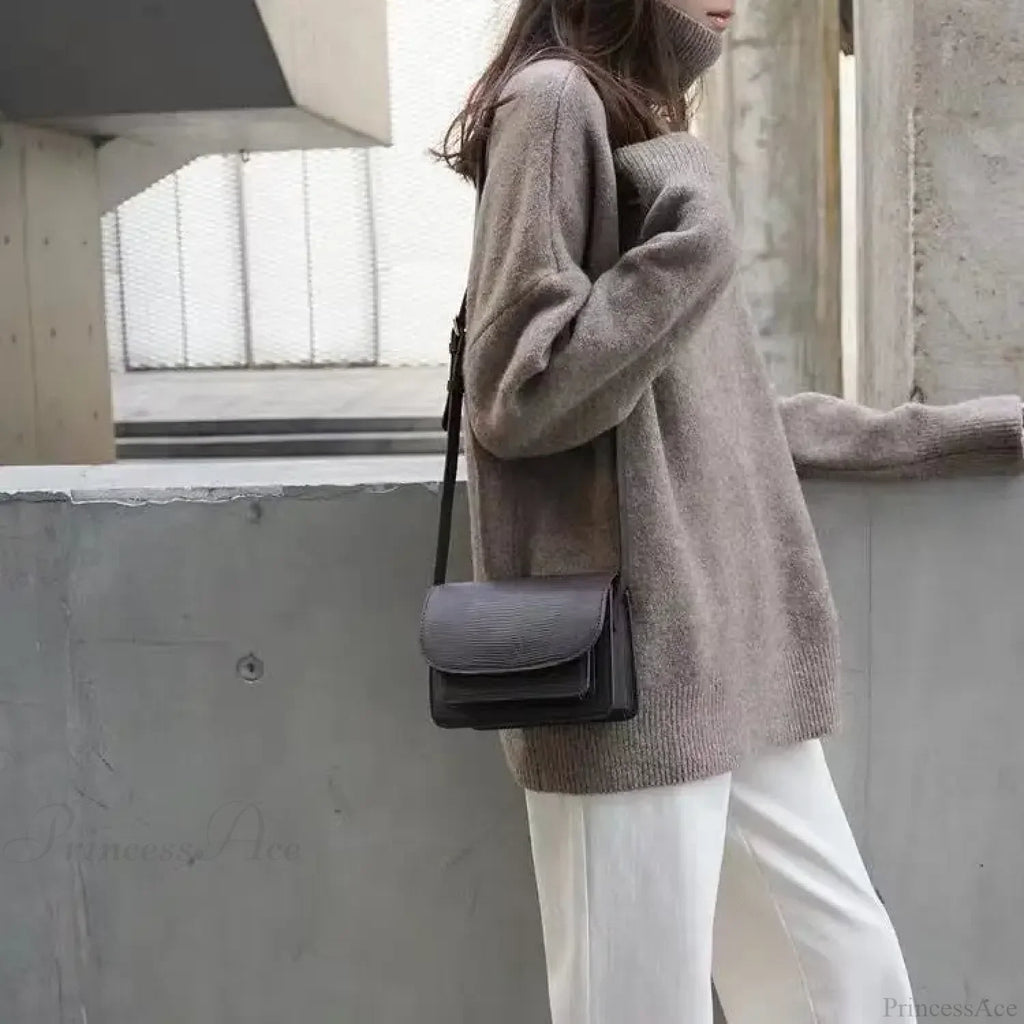Turtleneck Cashmere Thickened Sweater