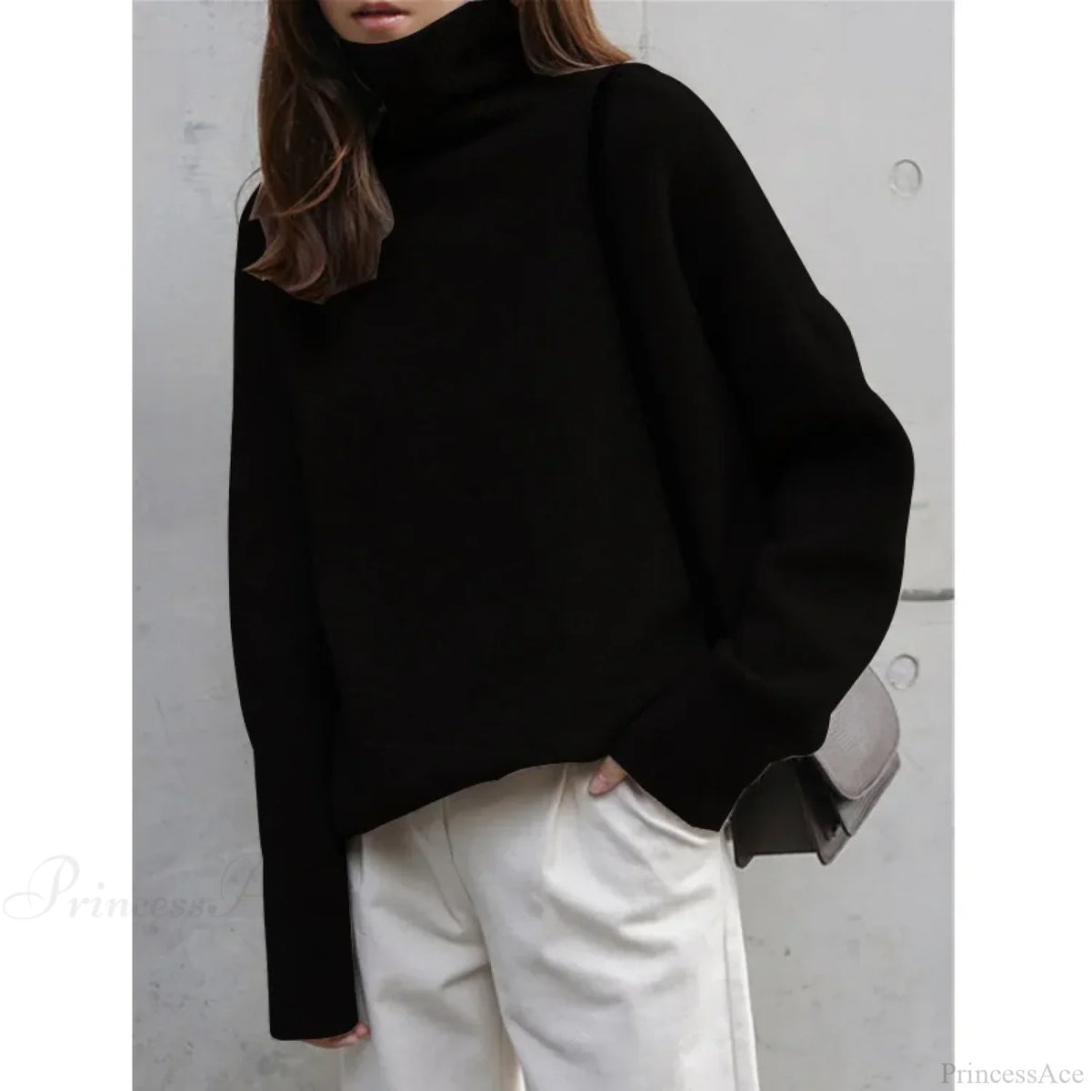 Turtleneck Cashmere Thickened Sweater